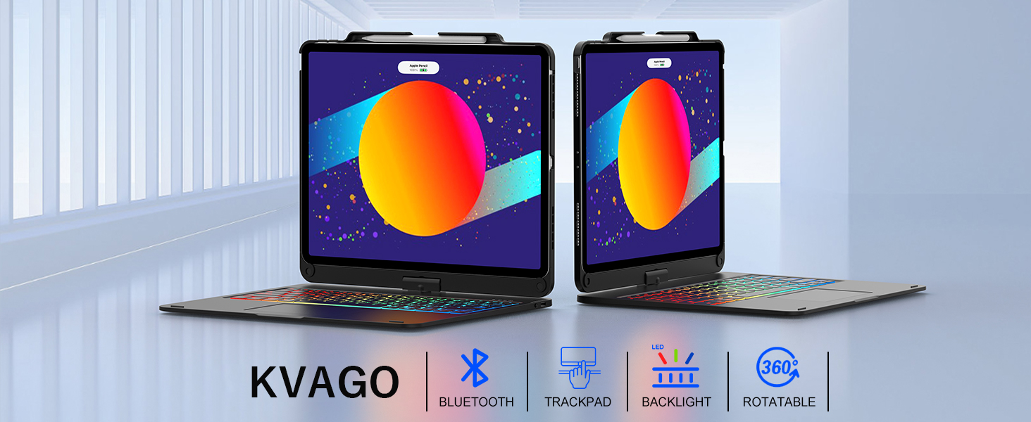 Amazon | [業界独創な設計・360°回転] iPad Pro 12.9 キーボードケース